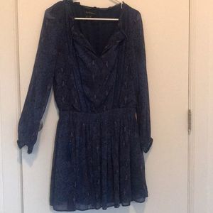 Banana Republic Snake print dress Blue size XS